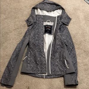 Small Girls Hollister Co. all weather grey coat